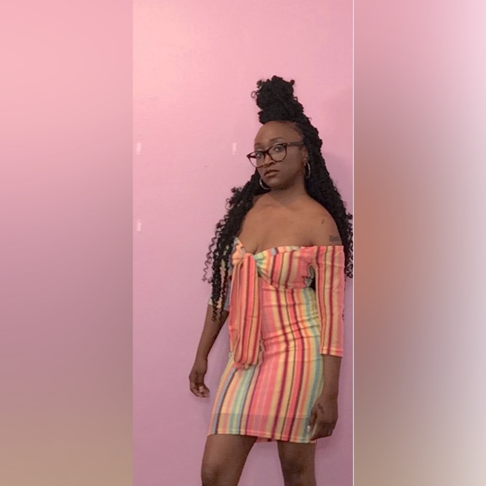 stripes dress